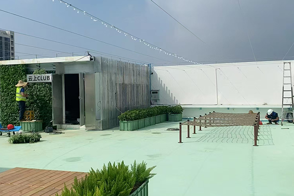 Application case of polyurethane paint