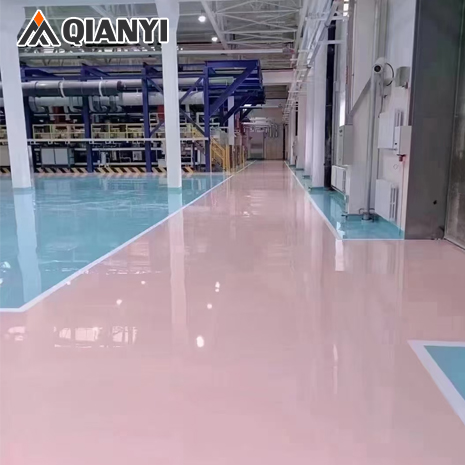 Epoxy mortar floor paint